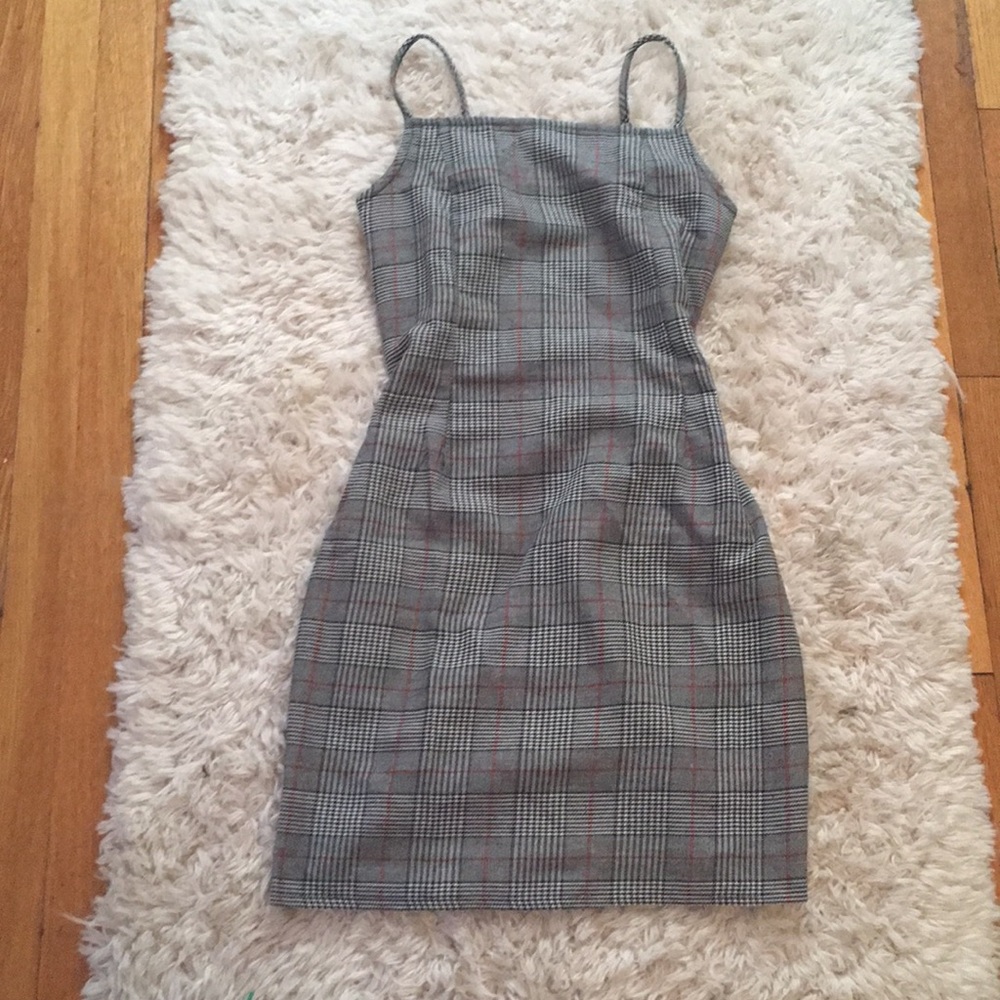 A ROMWE plaid dress